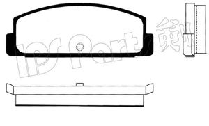 IPS Parts IBR-1502 Тормозные колодки для MITSUBISHI LANCER (Митсубиши/митсубиси Ланcэр) IPS Parts IBR-1502 Тормозные колодки для MITSUBISHI LANCER (Митсубиши/митсубиси Ланcэр)
