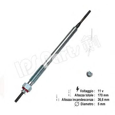 IPS Parts IDG-245 Изолятор, свеча накаливания 