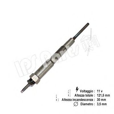 IPS Parts IDG-502 Изолятор, свеча накаливания 