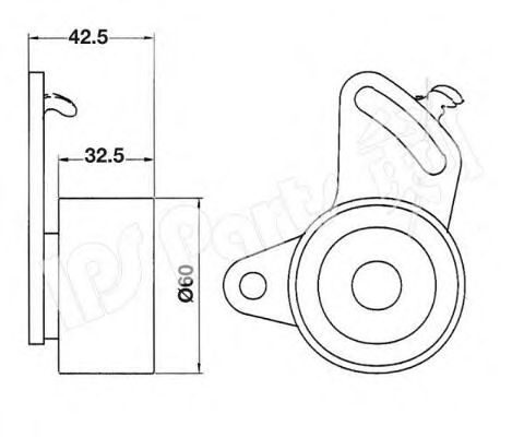 IPS Parts ITB-6200 Устройство для натяжения ремня, ремень ГРМ для TOYOTA HIACE II (Тойота/тоета Хиаcэ 2) IPS Parts ITB-6200 Устройство для натяжения ремня, ремень ГРМ для TOYOTA HIACE II (Тойота/тоета Хиаcэ 2)