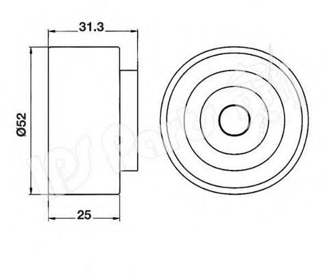 IPS Parts ITB-6306 Устройство для натяжения ремня, ремень ГРМ для MAZDA 323 III (Мазда 323 3) IPS Parts ITB-6306 Устройство для натяжения ремня, ремень ГРМ для MAZDA 323 III (Мазда 323 3)