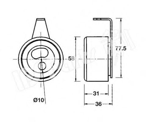 IPS Parts ITB-6317 Устройство для натяжения ремня, ремень ГРМ для MAZDA 626 II (Мазда 626 2) IPS Parts ITB-6317 Устройство для натяжения ремня, ремень ГРМ для MAZDA 626 II (Мазда 626 2)