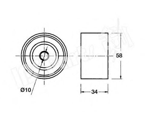 IPS Parts ITB-6320 Устройство для натяжения ремня, ремень ГРМ для MAZDA 626 III (Мазда 626 3) IPS Parts ITB-6320 Устройство для натяжения ремня, ремень ГРМ для MAZDA 626 III (Мазда 626 3)