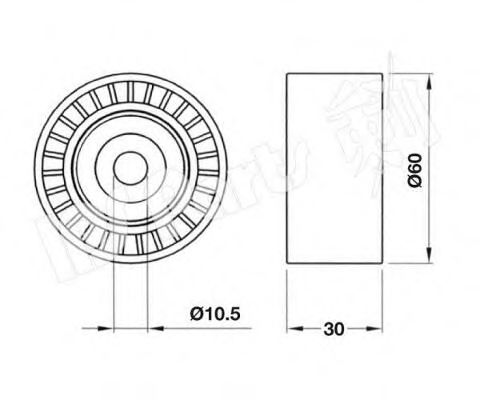 IPS Parts ITB-6334 Устройство для натяжения ремня, ремень ГРМ для MAZDA 626 II (Мазда 626 2) IPS Parts ITB-6334 Устройство для натяжения ремня, ремень ГРМ для MAZDA 626 II (Мазда 626 2)