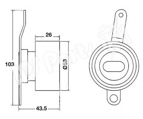 IPS Parts ITB-6414 Устройство для натяжения ремня, ремень ГРМ для HONDA CRX III (Хонда Cрх 3) IPS Parts ITB-6414 Устройство для натяжения ремня, ремень ГРМ для HONDA CRX III (Хонда Cрх 3)