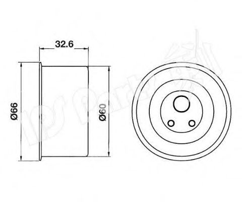 IPS Parts ITB-6507 Устройство для натяжения ремня, ремень ГРМ для MITSUBISHI ETERNA IV (Митсубиши/митсубиси Этэрна иv) IPS Parts ITB-6507 Устройство для натяжения ремня, ремень ГРМ для MITSUBISHI ETERNA IV (Митсубиши/митсубиси Этэрна иv)