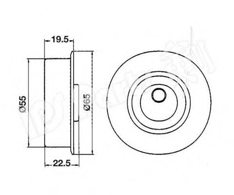 IPS Parts ITB-6514 Устройство для натяжения ремня, ремень ГРМ для MITSUBISHI COLT/RODEO (Митсубиши/митсубиси Cолт/родэо) IPS Parts ITB-6514 Устройство для натяжения ремня, ремень ГРМ для MITSUBISHI COLT/RODEO (Митсубиши/митсубиси Cолт/родэо)