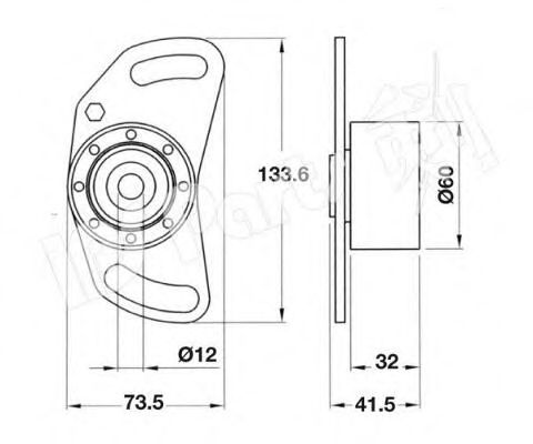 IPS Parts ITB-6614 Устройство для натяжения ремня, ремень ГРМ для DAIHATSU FOURTRAK (Дайхатсу Фоуртрак) IPS Parts ITB-6614 Устройство для натяжения ремня, ремень ГРМ для DAIHATSU FOURTRAK (Дайхатсу Фоуртрак)