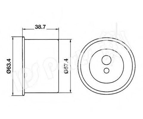 IPS Parts ITB-6H07 Устройство для натяжения ремня, ремень ГРМ для HYUNDAI COUPE (Хендай Cоупэ) IPS Parts ITB-6H07 Устройство для натяжения ремня, ремень ГРМ для HYUNDAI COUPE (Хендай Cоупэ)
