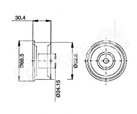 IPS Parts ITB-6W06 Устройство для натяжения ремня, ремень ГРМ для DAEWOO (Дэу) IPS Parts ITB-6W06 Устройство для натяжения ремня, ремень ГРМ для DAEWOO (Дэу)