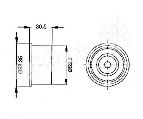 IPS Parts ITB-6W11 Устройство для натяжения ремня, ремень ГРМ для CHEVROLET CAPTIVA (Шевроле Каптива) IPS Parts ITB-6W11 Устройство для натяжения ремня, ремень ГРМ для CHEVROLET CAPTIVA (Шевроле Каптива)