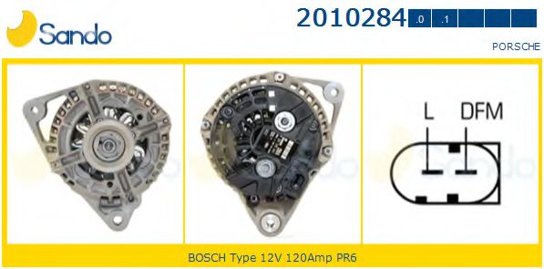 SANDO 2010284.1 Генератор 