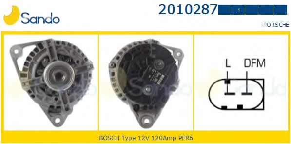 SANDO 2010287.1 Генератор 