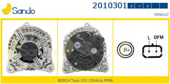 SANDO 2010301.0 Генератор 