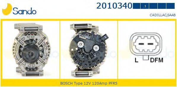 SANDO 2010340.1 Генератор 