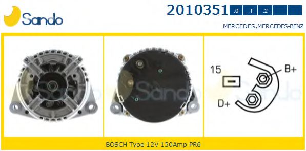 SANDO 2010351.0 Генератор 