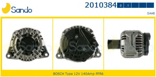 SANDO 2010384.0 Генератор 