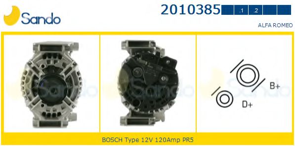 SANDO 2010385.1 Генератор 