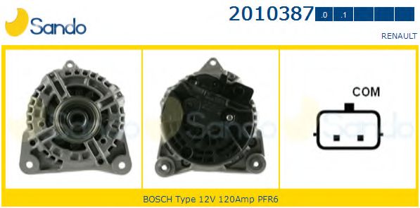 SANDO 2010387.0 Генератор 