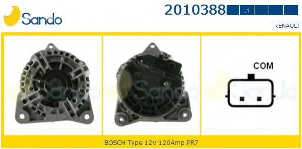 SANDO 2010388.1 Генератор 
