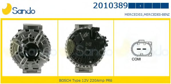 SANDO 2010389.1 Генератор<br >220 