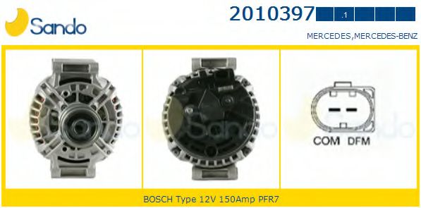 SANDO 2010397.1 Генератор<br >150 
