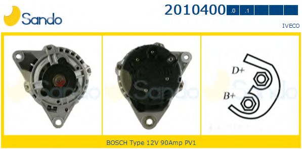 SANDO 2010400.0 Генератор<br >90 