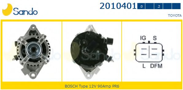 SANDO 2010401.0 Генератор 