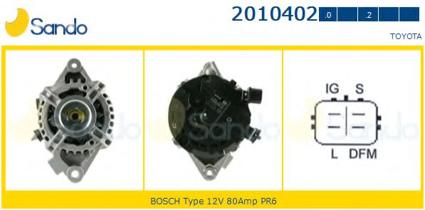 SANDO 2010402.0 Генератор 