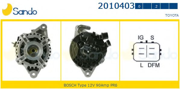 SANDO 2010403.0 Генератор 