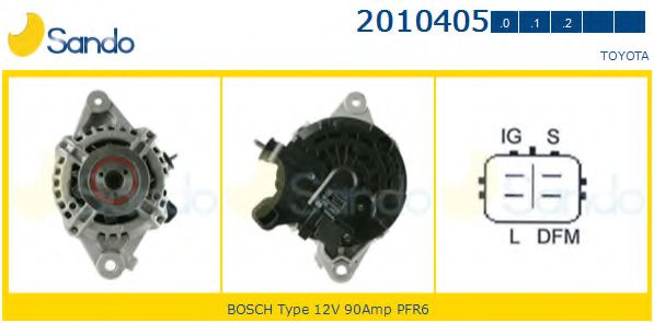 SANDO 2010405.0 Генератор 
