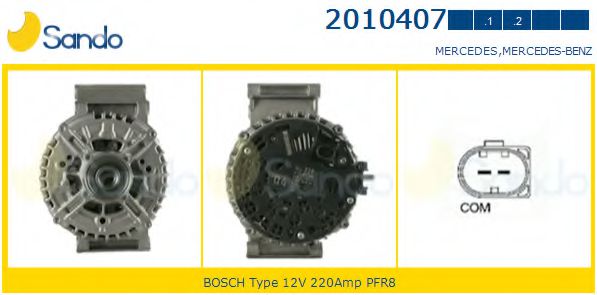 SANDO 2010407.1 Генератор 