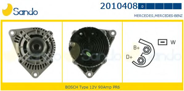 SANDO 2010408.0 Генератор<br >90 