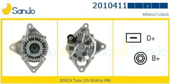 SANDO 2010411.2 Генератор 
