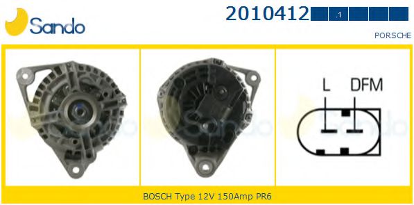 SANDO 2010412.1 Генератор 