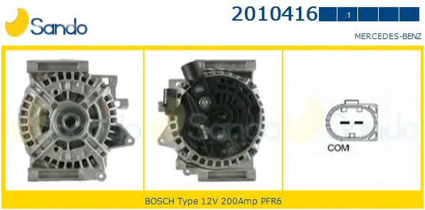 SANDO 2010416.1 Генератор 