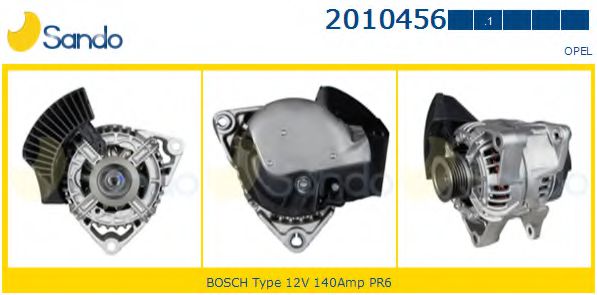 SANDO 2010456.1 Генератор<br >01 2000 