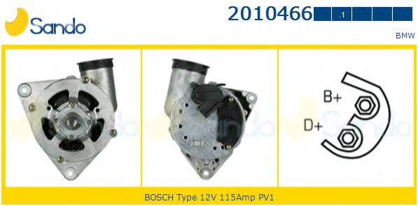 SANDO 2010466.1 Генератор 