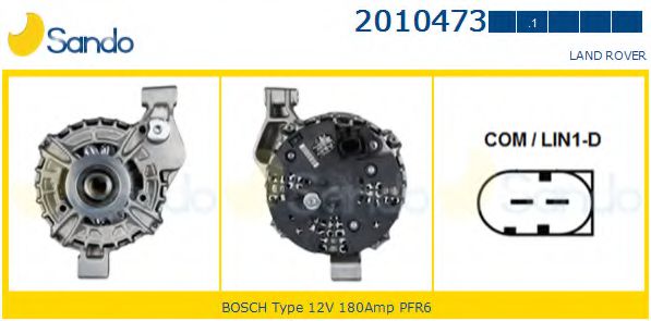 SANDO 2010473.1 Генератор 