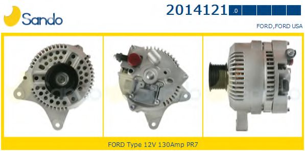 SANDO 2014121.0 Генератор для FORD-USA (Форд-уса) SANDO 2014121.0 Генератор для FORD-USA (Форд-уса)