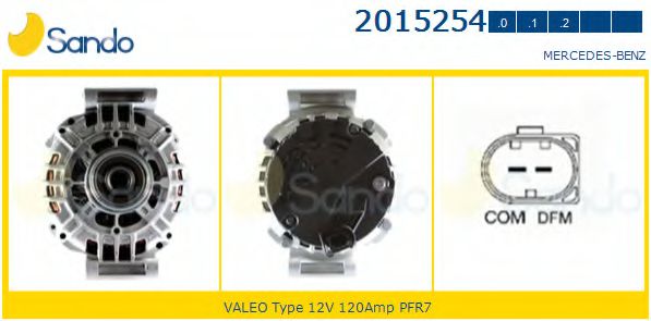 SANDO 2015254.1 Генератор 