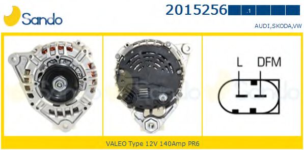 SANDO 2015256.1 Генератор 