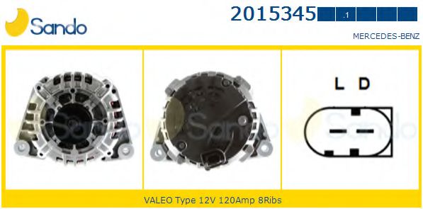 SANDO 2015345.1 Генератор 