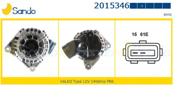 SANDO 2015346.1 Генератор 