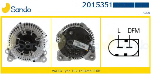 SANDO 2015351.1 Генератор 