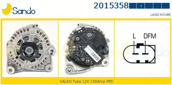 SANDO 2015358.1 Генератор 