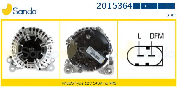 SANDO 2015364.1 Генератор 