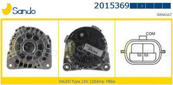 SANDO 2015369.1 Генератор<br >F9Q. 8. 18 
