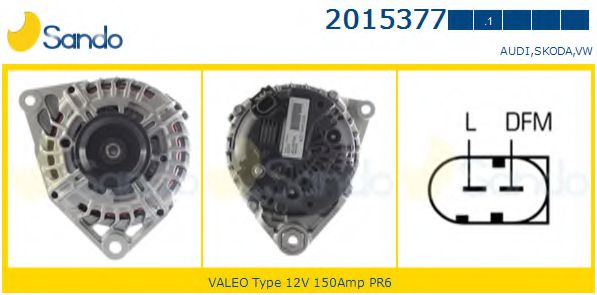 SANDO 2015377.1 Генератор 