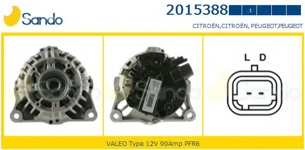 SANDO 2015388.1 Генератор 